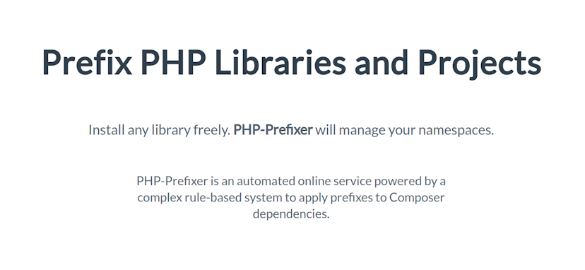 PHP-Prefixer